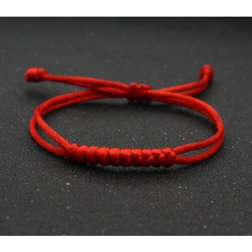 Fashion Red String Women Bracelet Charm Red Rope King Kong knot Thread Weave Lucky Bracelet Men Women Couple Friendship Jewelry