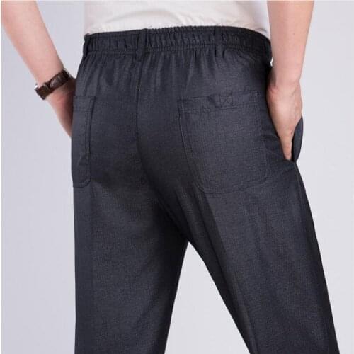 Men formal suit pants cheap summer thin business simple pants plus size big 6XL 7XL 8XL 9XL 10XL man Stretch pants
