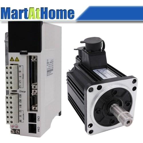 CNC Kit 1.5 KW 5Nm 3000rpm 220V AC Servo Driver JASD15002-20B & AC Servo Motor 130JASM5152K-20B w/ Encoder #SM740 @SD