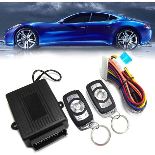 New keyless entry system for universal vehicle car central door lock locking kit metal button for japanese car CHADWICK8176