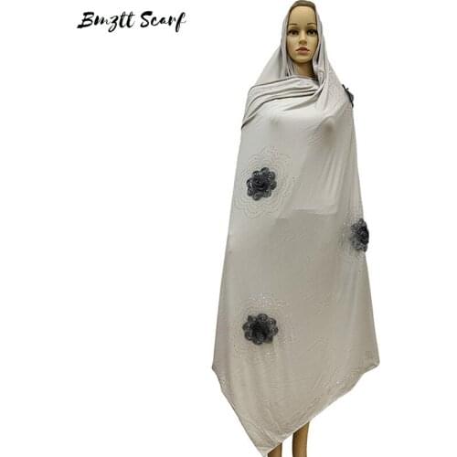 Newest Soft Chiffon Lace scarf Muslim Women African Scarf with rhinestones ,Nice lace scarf for shawls wraps BF-139