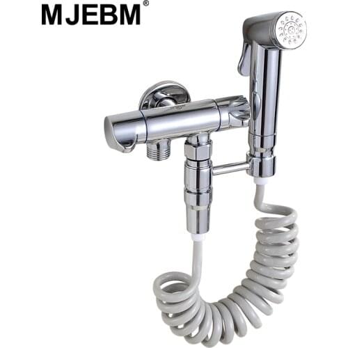 New Multifunction Bidet Faucets Brass Bathroom Shower Tap Bidet Toilet Wall Mounted Two Function bidet nozzle wall mounted