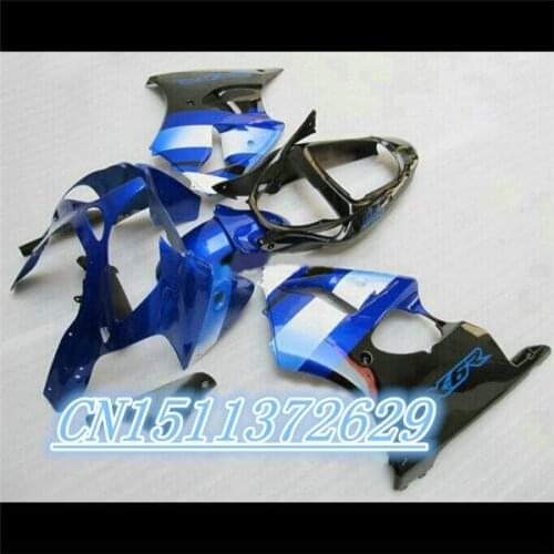 Dor-100% new fairing kit for Kawasaki molding ZX6R 2000-2002 blue white black full fairings Ninja 636 ZX-6R 00 01 02 D injection