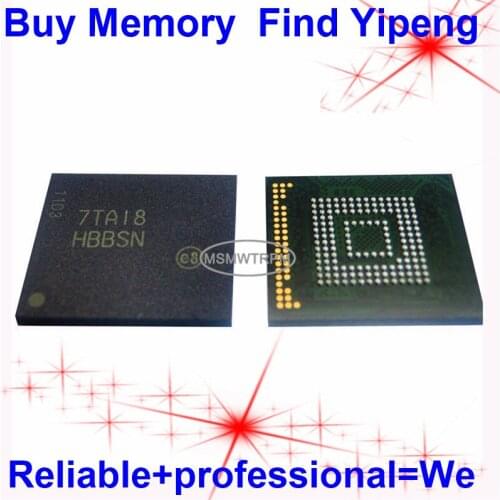 HBBSN MTFC8GLWDM-3M AIT Z BGA153Ball EMMC 8GB Mobilephone Memory New original and Second-hand Soldered Balls Tested OK
