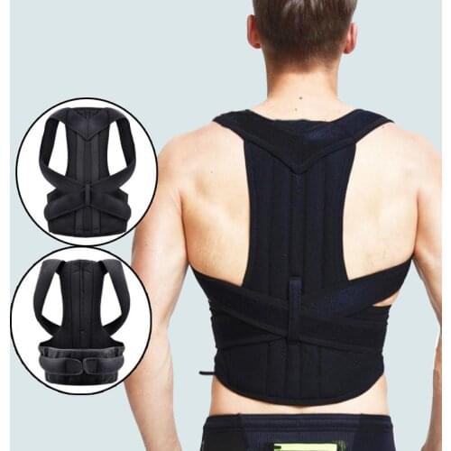 Adjustable Posture Corrector Back Support Shoulder Back Brace Posture Correctionr Spine Corrector Health Postural Fixer Tape
