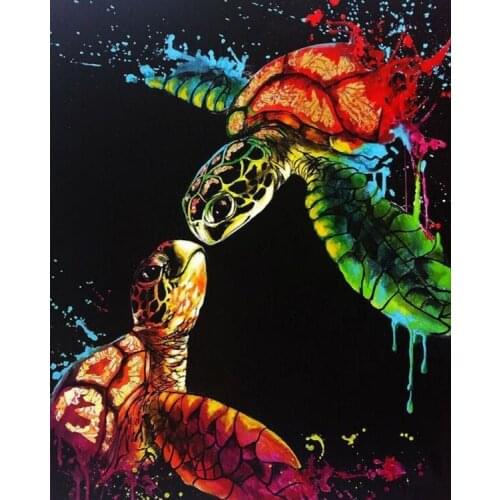 DIY Full Diamond Painting Magical Underwater World Turtles Cross Stitch Classic 5D Embroidery Mural Sewing Art Room Decoration