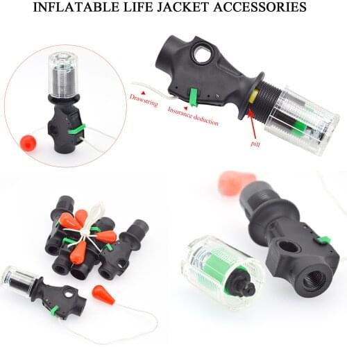 Summer Hot Sale Swimming Beach Inflatable Life Jacket Vest Jacket Water Sensitive Original Automatic Device Manual Accessories