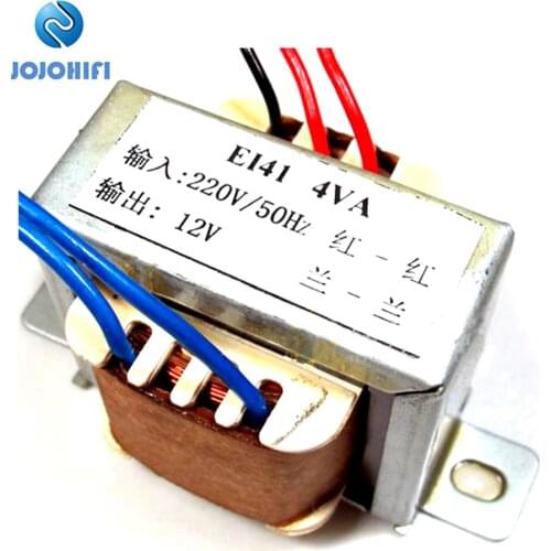12V AC E-type Power Transformer AC220V Input TA7318 VU Table Drive Board Dedicated 4W with Mounting Ears