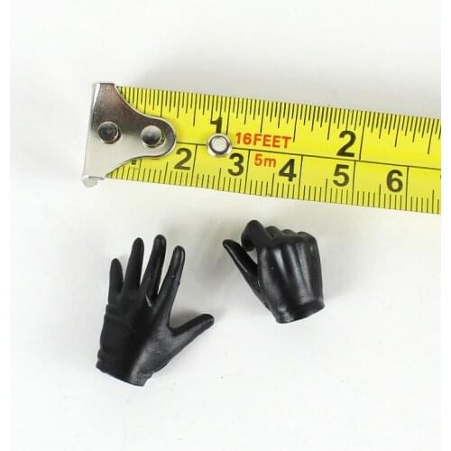 1/6 Scale Womens Black Hand Types for 12''Figure Body Accessories DIY
