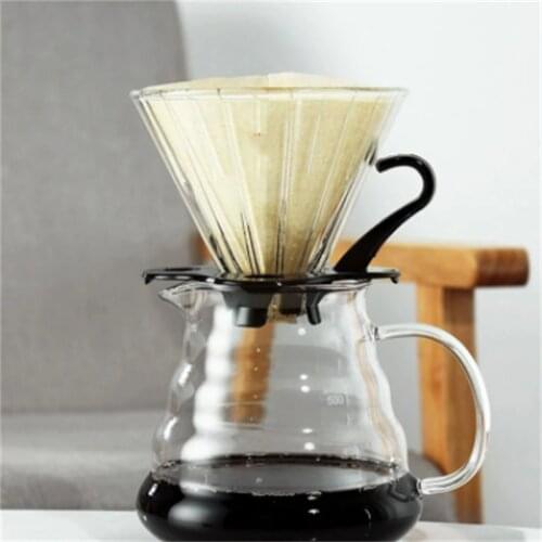 100Pc Original Wood Pulp Per Pack Replacement Professional Filters Paper For Coffee Cup Filter Paper Espresso Mocha Pot Strainer