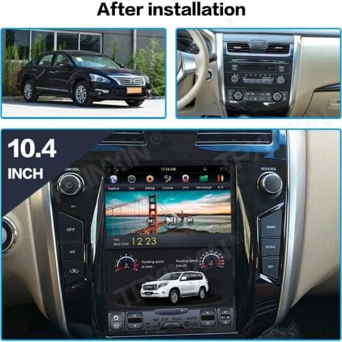 128GB Android 9.0 Tesla Style for Nissan Teana Altima 2013 2017 Carplay GPS Car Navigation Multimedia Video Player Stereo Radio