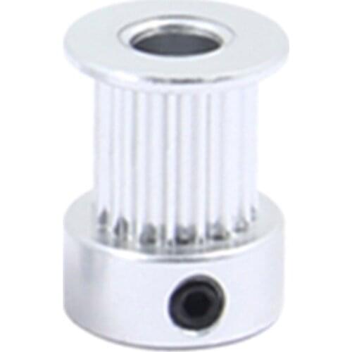 16 Tooth Teeth 2GT Aluminum Timing Drive Pulley, 10mm Width, Bore=5mm, Pully Wheels Gear For 3D Printer