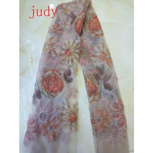 5yards/bag Rose mixed color magic effect printed fabric light summer fabric used for dress skirts Free shipping