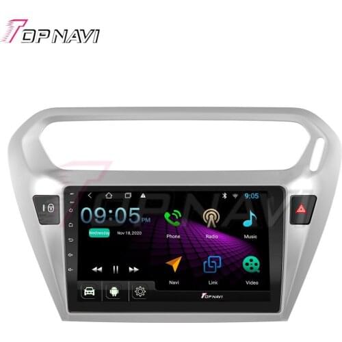 9'' Android10.0 Auto Radio GPS Navigation For Citroen Elysee for Peugeot 301 2014-2019 Car Multimedia Player Stereo Autoradio