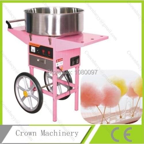 Electric Cotton Candy Floss Machine with cart