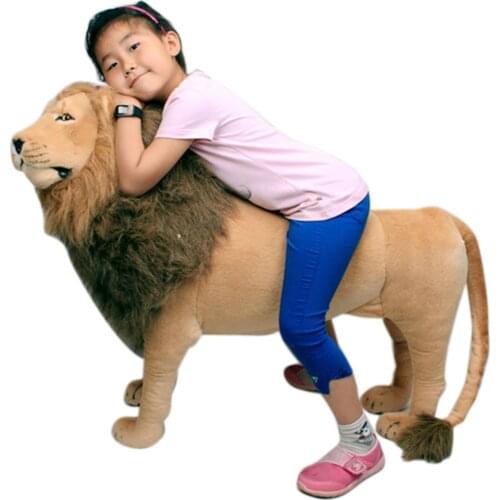 Fancytrader 43'' / 110cm Plush Biggest Soft Stuffed Simulation Standing The Lion King Toy, Free Shipping FT50177