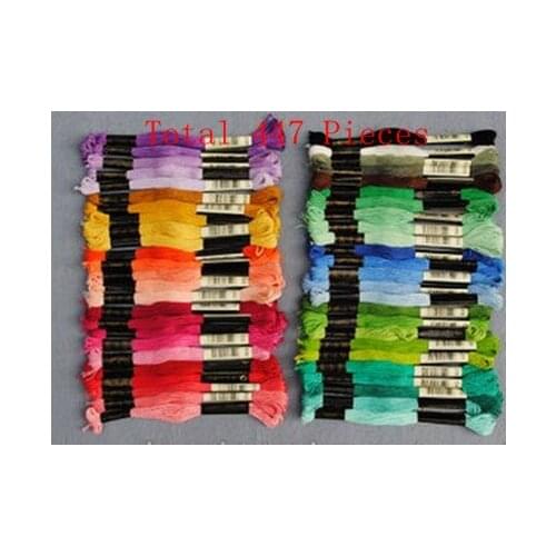 Hot Sell Cotton Knitted Wire 447 Pieces Available Similar DMC Cross Stitch Thread/Wire Floss Free Shipping