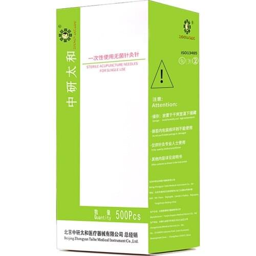 2 boxes Taihe Disposable Sterile Acupuncture Needle 500 pcs accupuncture therapy massage needle 0.16/0.18/0.20/0.25mm