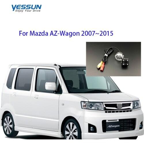 Yessun License plate camera For Mazda AZ-Wagon 2007~2015 Car Rear View camera Parking Assistance
