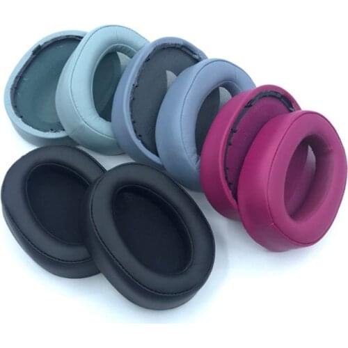 Leather Headphone Ear Pads for SONY MDR-100AAP 100A H600A Earbud Earphone Foam Pad Cushion Sponge Covers QX2B