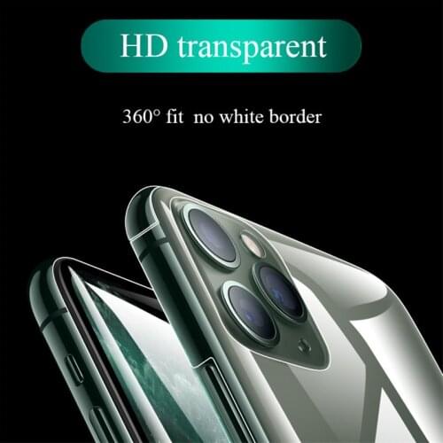 Top Sell Full Body Transparent Decal Sticker Skin Case Cover For iPhone 6 7 8 Plus X Ice Film for iPhone 11 12 Pro Max Protector