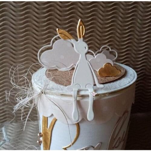 Bench rabbit decoration metal Cutting Dies Stencils DIY Scrapbooking Paper/photo Cards Embossing Dies