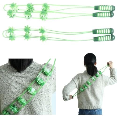 Multi Functional Body Massager Self Upper Lower Point Node Rolling Handheld Portable Roller Massage For Shoulder Back Neck Waist