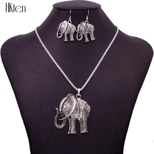 MS1504529 Fashion Jewelry Sets Hight Quality Necklace Sets For Women Jewelry Crystal Unique Elephant Design