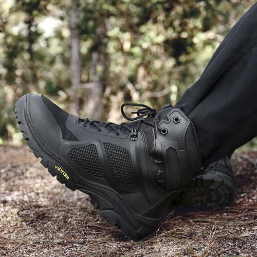 2021 Winter New Hiking Shoes Men Mountain Climbing Trekking Boots Top Quality Military Tactical Boots Outdoor Casual Snow Boots