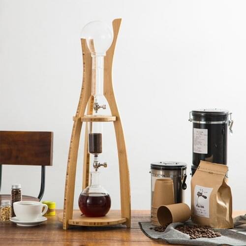 New household commercial iced Coffee Pot Pot Brew Drip Coffee Pot Ice Glass Coffee Pot 5-8 people