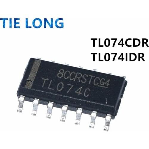 10PCS TL074CDT SOP14 TL074 SOP TL074C SMD 074C TL074CDR SOP-14 new and original IC