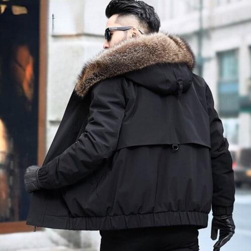 Winter Clothes Parka Faux Fur Lining Coat Jacket Men Hooded Coats Jackets Thicken Warm Male Jaqueta De Couro Chaqueta Y133