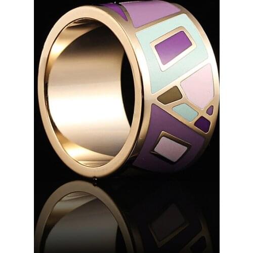 R&X 2016 in Europe and the colour lovers buddhist monastic discipline chain.scarves buckle stainless steel drip enamel ring