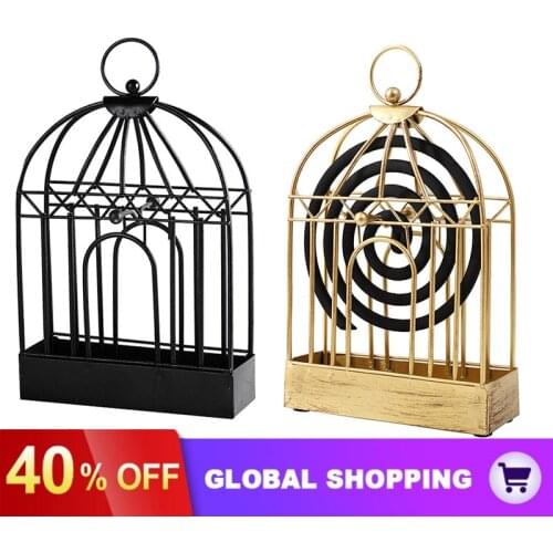 Nordic Retro Iron Insect Mosquito Coil Holder Innovative Home Incense Sandalwood Mosquito Repellent Coil Holder