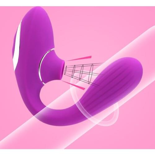 Sucking Vibrator 10 Speed G-Spot Vibrating Sucker Dildo Oral Suction Clitoris Stimulator Erotic Sex Toy for Women Masturbation