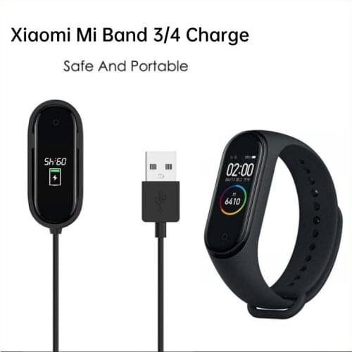 USB Chargers For Xiaomi Mi Band 4 Charger Smart Band Wristband Bracelet Charging Cable For Xiaomi MiBand 4 Charger Line