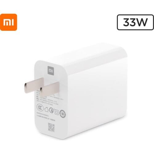 Xiaomi 33W Single USB Phone Charger Quick Charger USB Wall Charger Power Adapter for iPhone Samsung Galaxy Huawei Xiaomi Phones