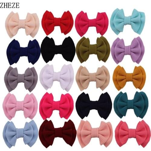 10ps/lot Hair Bows Barerre 3.5'' Double Layer Bows for Girl Headband 2020 New Arrival Kids DIY Hair Accessories Decoration femme