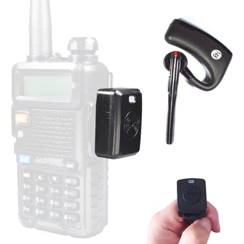 Bluetooth Headset PTT Wireless Bluetooth Earphone for Two way Radio K Port Wireless headphone for baofeng UV 5R 82 888s