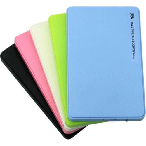 Portable HDD Case 2.5 inch SATA to USB 3.0 Enclosure 5Gbps External SSD Hard Disk Drive Box for HD Hard Drive disk computer PC