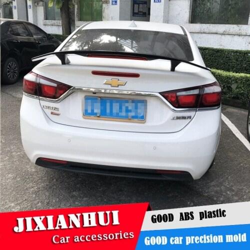For Chevrolet Cruze Spoiler 2017-2018 Cruze Spoiler TF ABS plastic Material Car Rear Wing Color Rear Spoiler