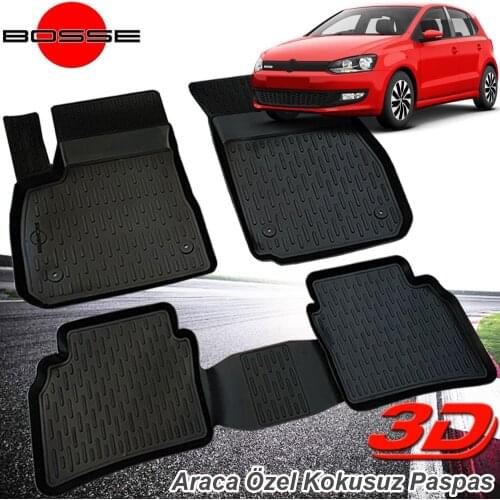 For VW Polo Mat 3D Pool 2010 2017 BOSSE