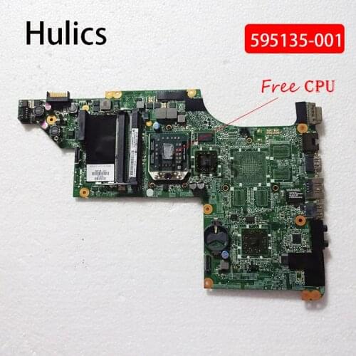 Hulics Original 595135-001 FOR HP PAVILION DV6 DV6-3000 DV6Z-3000 PC Motherboard for HP Pavilion DV6-3000 DA0LX8MB6D1