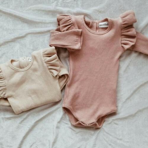 Newborn Baby Girl Boys Clothes Long Sleeve Romper Jumpsuit One-pieces Clothes One-pieces Clothes 0-2 Year