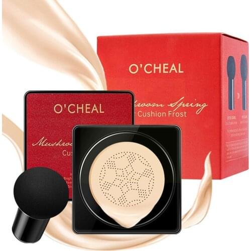 Red Mushroom Cushion BB Cream Concealer Nude Makeup Makeup Powder Brightening Moisturizing Repairing Natural K0E3