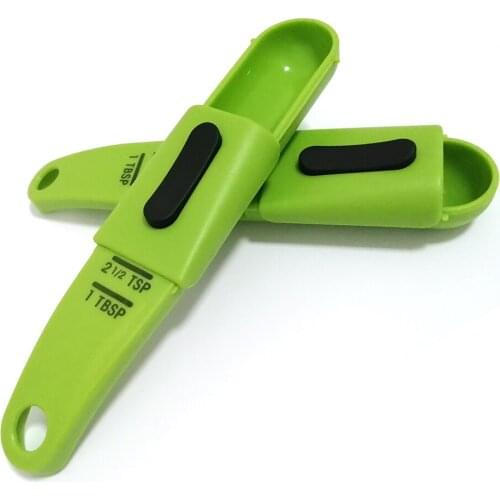 Kitchen Scale Measuring Spoon Measure Cup Double End Eight Stalls Adjustable Scale Gram Coffee Spoon Baking Measurement