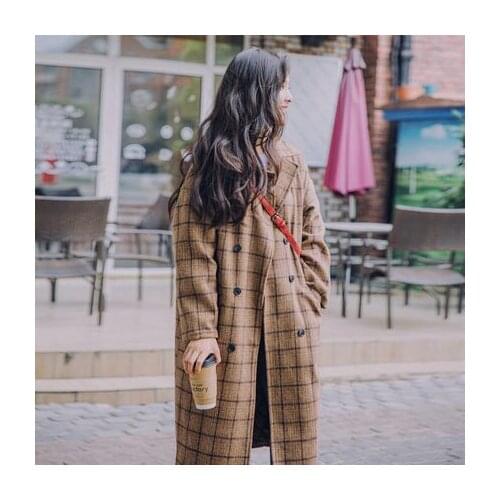 LanLoJer Women's Plaid Coats