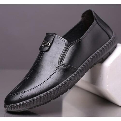 Patent Leather Men Shoes Luxury Brand 2020 Casual Slip on Formal Loafers Men Moccasins Italian Black Male Driving Shoes Mazefeng