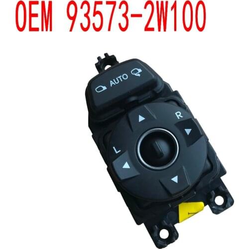 OEM 935732W100 Electric mirror folding switch rear view lens adjustment button switch For Hyundai SANTA-FE 2013 2014 2015