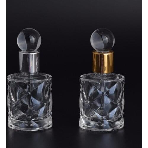 Portable Mini 10ml Glass Travel Bottles Fashion Empty Cosmetic Containers Dropping Perfumes Bottle F20172590